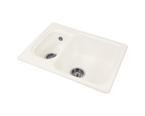 Кухонная мойка AquaGranitEx белый M-09(331)