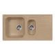 Кухонная мойка AquaGranitEx песочный M-09K(302)