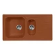 Кухонная мойка AquaGranitEx терракот M-09K(307)