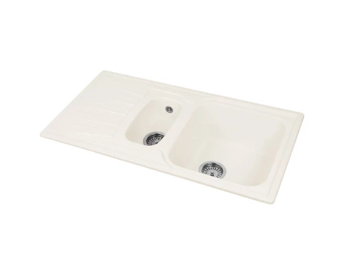 Кухонная мойка AquaGranitEx белый M-09K(331)