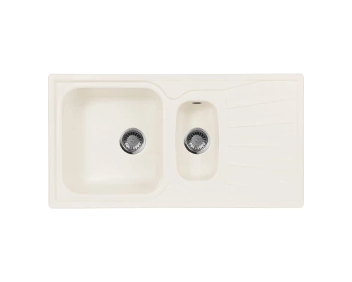 Кухонная мойка AquaGranitEx белый M-09K(331)