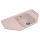 Кухонная мойка AquaGranitEx розовый M-10(315)