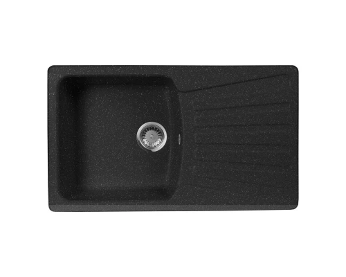 Кухонная мойка AquaGranitEx черный M-12(308)