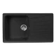 Кухонная мойка AquaGranitEx черный M-12(308)