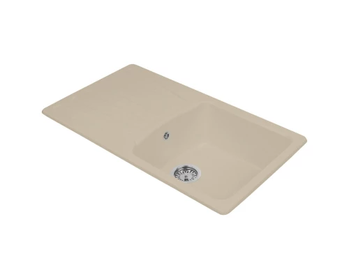 Кухонная мойка AquaGranitEx бежевый M-12(328)