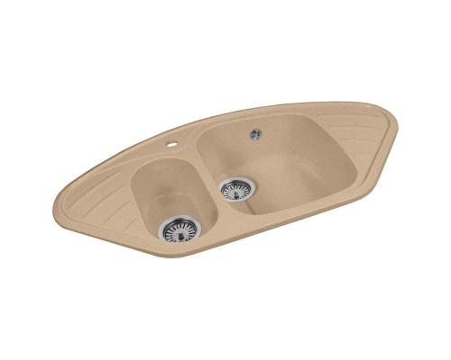 Кухонная мойка AquaGranitEx песочный M-14(302)