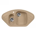 Кухонная мойка AquaGranitEx песочный M-14(302)