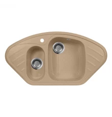 Кухонная мойка AquaGranitEx песочный M-14(302)