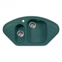Кухонная мойка AquaGranitEx зеленый M-14(305)