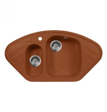 Кухонная мойка AquaGranitEx терракот M-14(307)