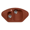 Кухонная мойка AquaGranitEx красный марс M-14(334)