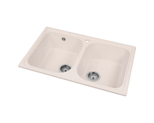 Кухонная мойка AquaGranitEx светло-розовый M-15(311)