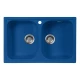 Кухонная мойка AquaGranitEx синий M-15(323)