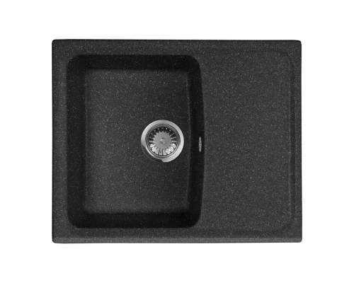Кухонная мойка AquaGranitEx черный M-17K(308)