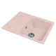 Кухонная мойка AquaGranitEx розовый M-17K(315)