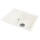 Кухонная мойка AquaGranitEx белый M-17K(331)