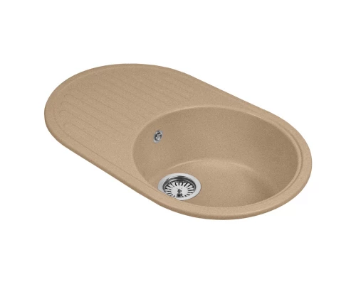 Кухонная мойка AquaGranitEx песочный M-18(302)