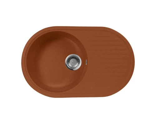 Кухонная мойка AquaGranitEx терракот M-18(307)
