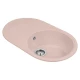 Кухонная мойка AquaGranitEx розовый M-18(315)