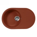 Кухонная мойка AquaGranitEx красный марс M-18(334) Кухонная мойка AquaGranitEx красный марс M-18(334)
