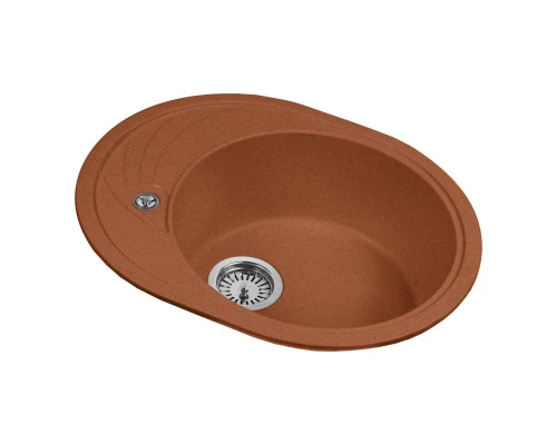 Кухонная мойка AquaGranitEx терракот M-18L(307)