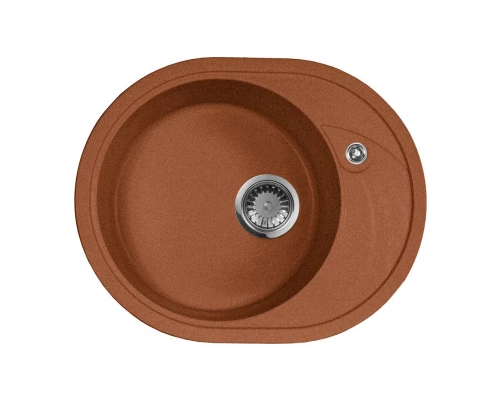 Кухонная мойка AquaGranitEx терракот M-18L(307)