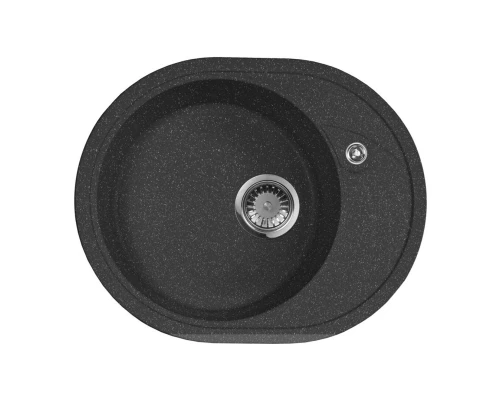Кухонная мойка AquaGranitEx черный M-18L(308)