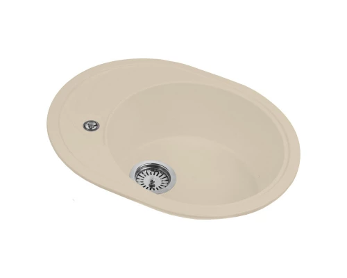 Кухонная мойка AquaGranitEx бежевый M-18L(328)