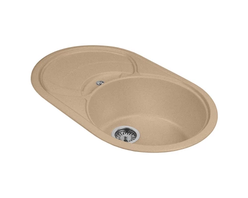 Кухонная мойка AquaGranitEx песочный M-18S(302)