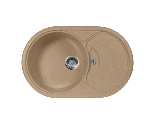 Кухонная мойка AquaGranitEx песочный M-18S(302)