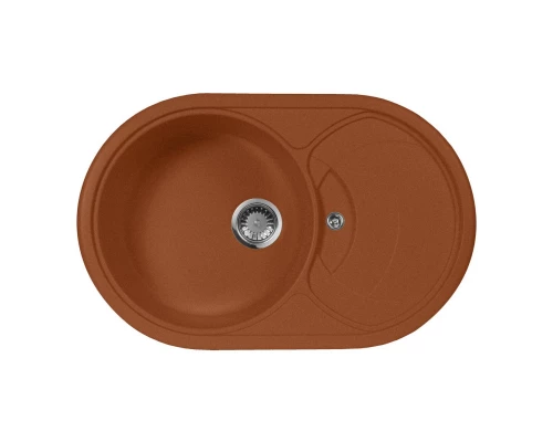 Кухонная мойка AquaGranitEx терракот M-18S(307)