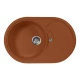 Кухонная мойка AquaGranitEx терракот M-18S(307)