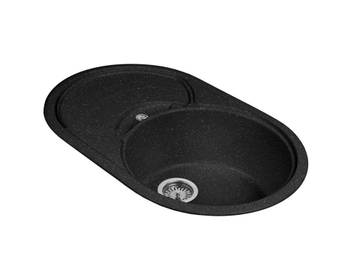 Кухонная мойка AquaGranitEx черный M-18S(308)