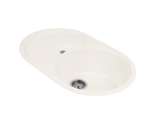 Кухонная мойка AquaGranitEx белый M-18S(331)