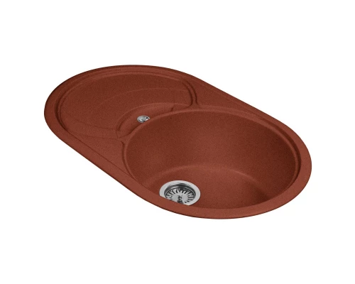 Кухонная мойка AquaGranitEx красный марс M-18S(334)