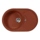 Кухонная мойка AquaGranitEx красный марс M-18S(334)