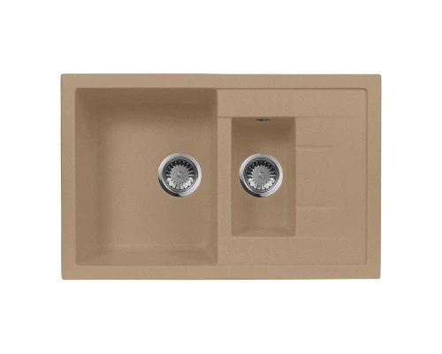 Кухонная мойка AquaGranitEx песочный M-21K(302)