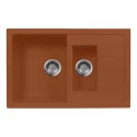Кухонная мойка AquaGranitEx терракот M-21K(307) Кухонная мойка AquaGranitEx терракот M-21K(307)