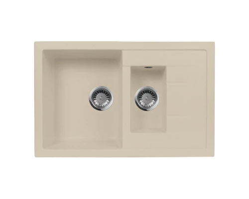 Кухонная мойка AquaGranitEx бежевый M-21K(328)
