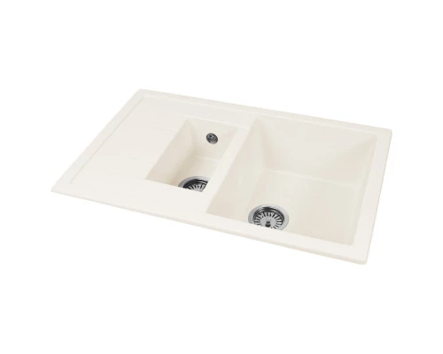 Кухонная мойка AquaGranitEx белый M-21K(331)