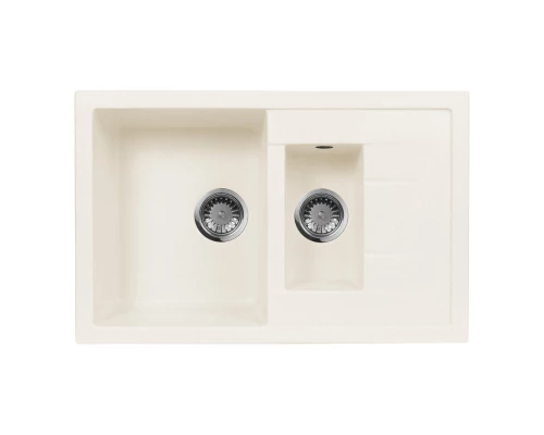Кухонная мойка AquaGranitEx белый M-21K(331)