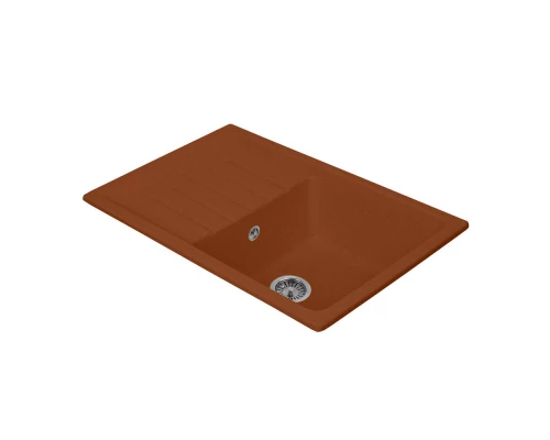Кухонная мойка AquaGranitEx терракот M-27(307)