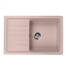 Кухонная мойка AquaGranitEx розовый M-27(315)