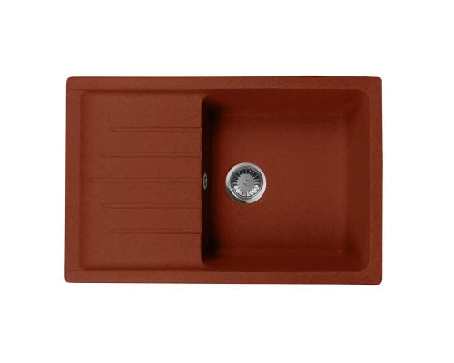Кухонная мойка AquaGranitEx красный марс M-27(334)
