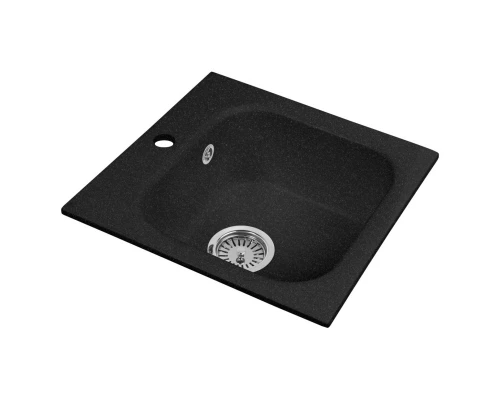Кухонная мойка AquaGranitEx черный M-43(308)