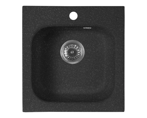Кухонная мойка AquaGranitEx черный M-43(308)
