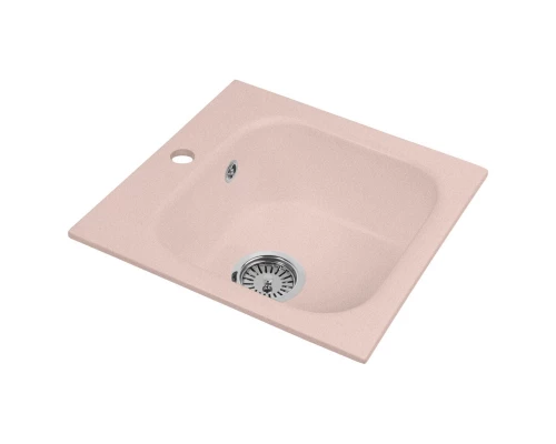 Кухонная мойка AquaGranitEx розовый M-43(315)