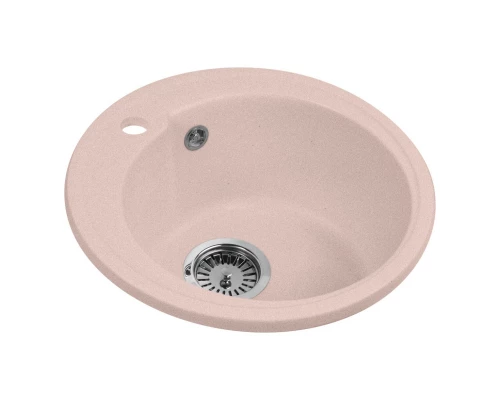 Кухонная мойка AquaGranitEx розовый M-45(315)