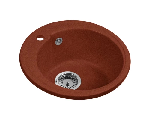 Кухонная мойка AquaGranitEx красный марс M-45(334)