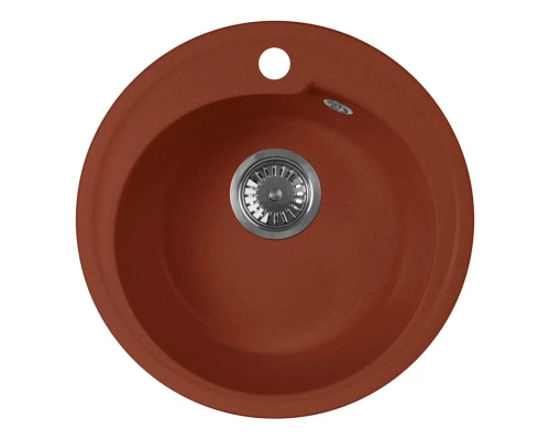 Кухонная мойка AquaGranitEx красный марс M-45(334)